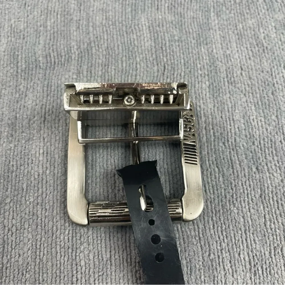 Officially Licensed Nascar Silver Colored Racing Belt Buckle Reversible *No Belt